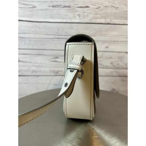 Edgy MARC JACOBS New York Rider Gray Genuine Leather Crossbody Shoulder Bag - Picture 6 of 14